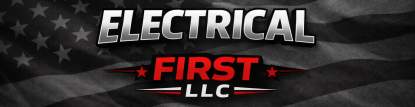 electrical first llc logo with flag