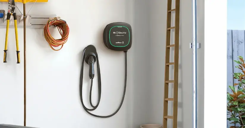 mr.electric garage w ev charger